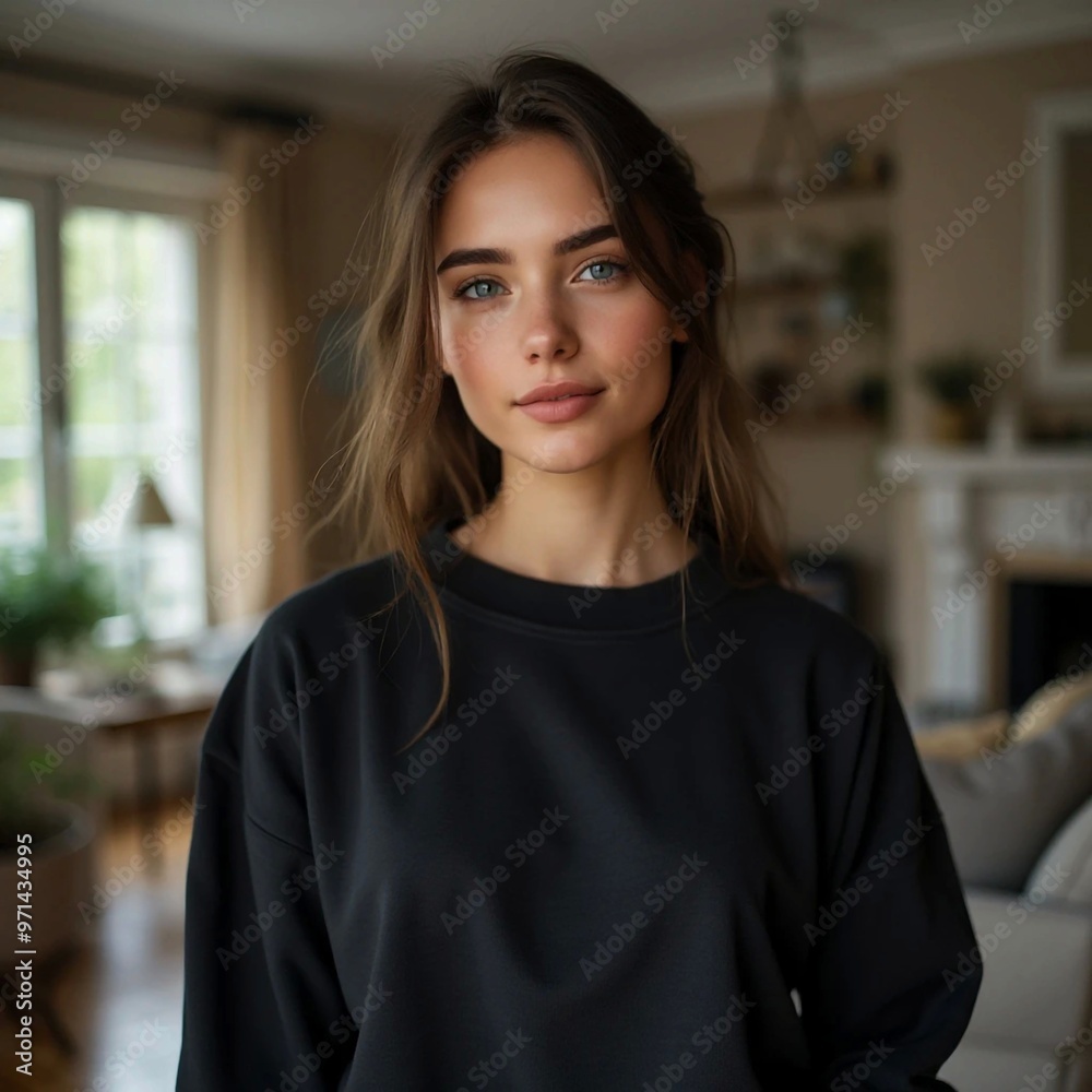 portrait of a person in a black sweatshirt portrait of a person in a black sweatshirt