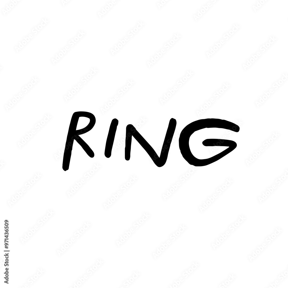 The word ring is prominently displayed in black on a white background The word ring is prominently displayed in black on a white background