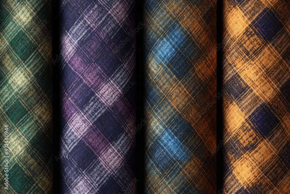 Close-up of colorful ties Close-up of colorful ties