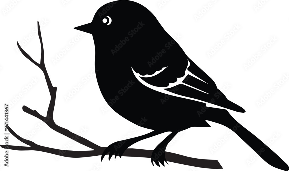 Obraz premium Stylish Bird vector illustration.