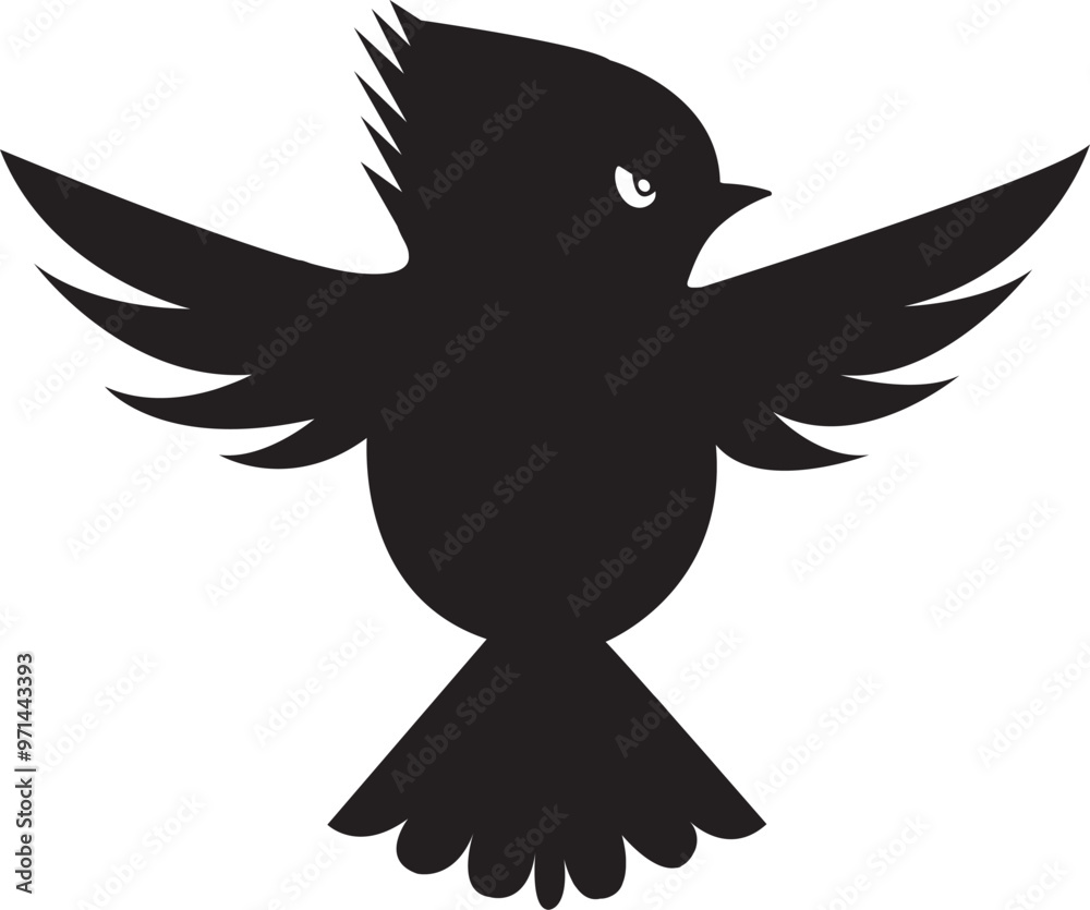 Obraz premium Sparrow bird vector design on a white background