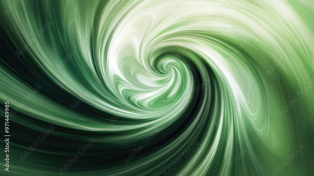 Fototapeta premium Abstract green wave background with fluid patterns, providing a creative and artistic appearance