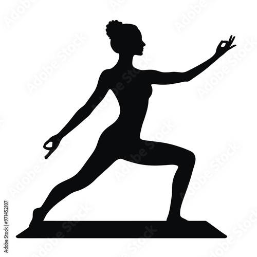Yoga Instructor Silhouette