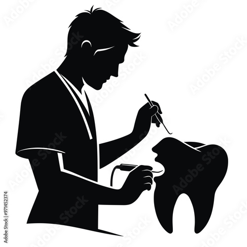 Endodontist Silhouette