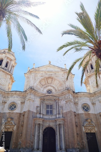 Church of cadiz spain photo