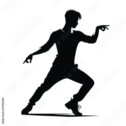 Dance Instructor Silhouette