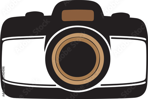 camera vector colorful illustrator white background