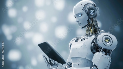 Ai robot using tablet