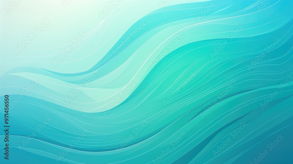 Abstract wavy striped background in various shades of green Ideal template for blog designs posters social media and other creative projects Vector illustration Abstract wavy striped background in various shades of green Ideal template for blog designs posters social media and other creative projects Vector illustration