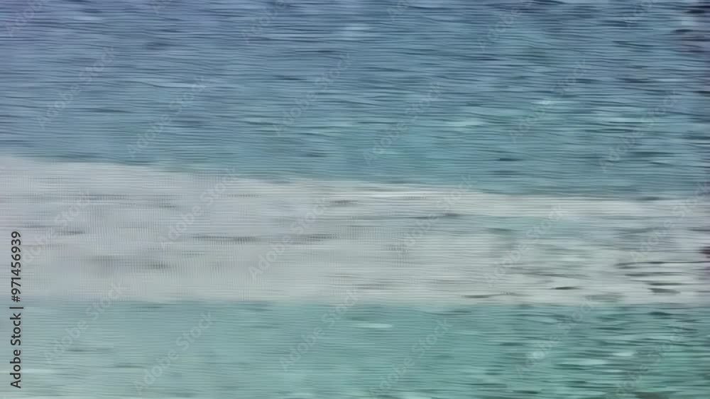 Serene ocean waves creating tranquil textures with vibrant blue and turquoise hues Serene ocean waves creating tranquil textures with vibrant blue and turquoise hues