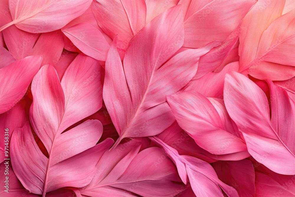 Pink Feathers Close Up Pink Feathers Close Up