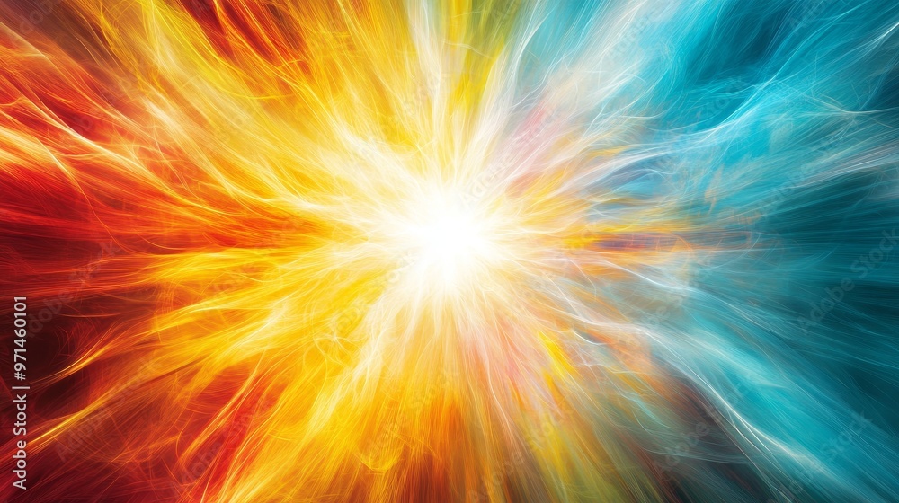 A vibrant explosion of colors blending seamlessly, creating a dynamic and energetic abstract background. A vibrant explosion of colors blending seamlessly, creating a dynamic and energetic abstract background.