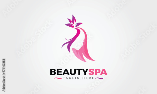 Modern Beauty spa logo, Creative Beauty spa logo design, Spa Logo, Beauty Logo Premium Vector Template