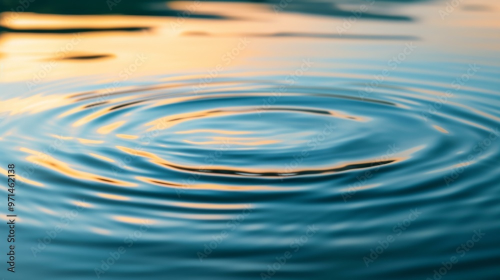 Close-up of Water Ripples on a Calm Surface Close-up of Water Ripples on a Calm Surface
