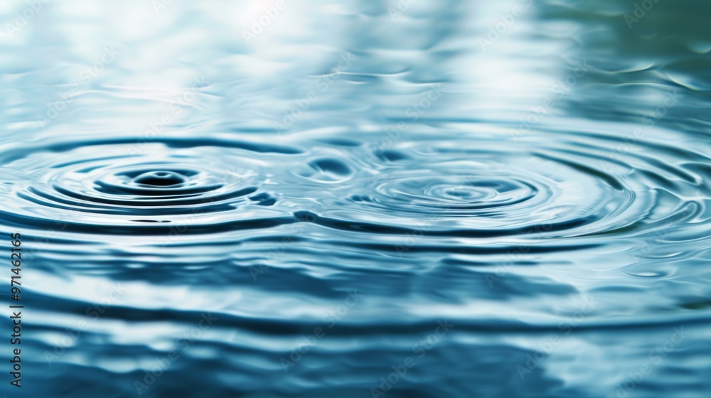 Water Ripples and Drops: A Close-Up Study of Tranquility Water Ripples and Drops: A Close-Up Study of Tranquility