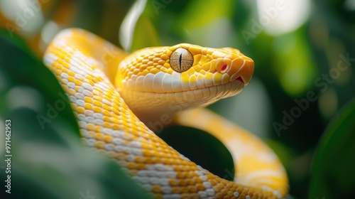 Snake in Tree photo