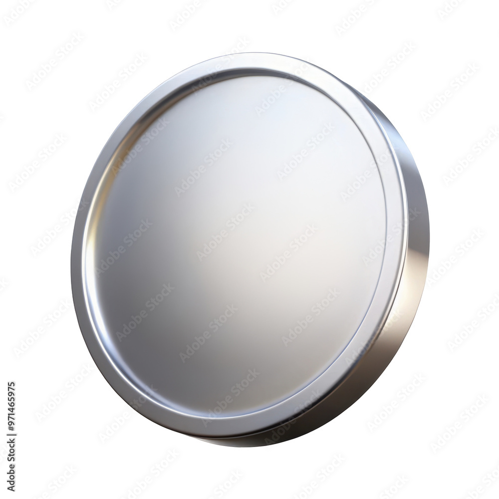 3D silver blank coin illustration with a smooth, polished surface. Ideal for representing currency, investment, and financial concepts. Isolated on transparent background, png. 3D silver blank coin illustration with a smooth, polished surface. Ideal for representing currency, investment, and financial concepts. Isolated on transparent background, png.