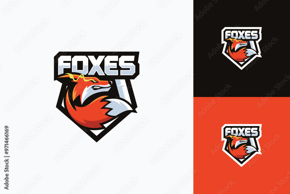 Fox mascot logo design vector Fox mascot logo design vector
