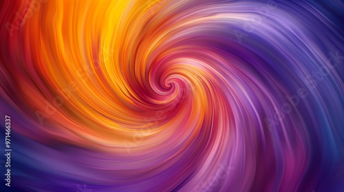 Abstract swirl of vibrant colors, creating a hypnotic and dynamic visual.