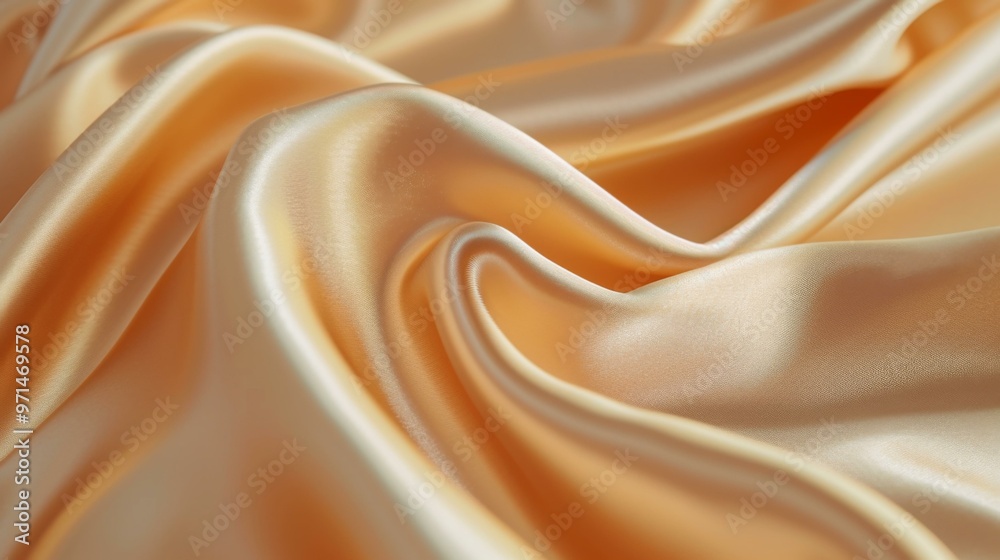 Abstract Draped Silk Fabric Background Abstract Draped Silk Fabric Background