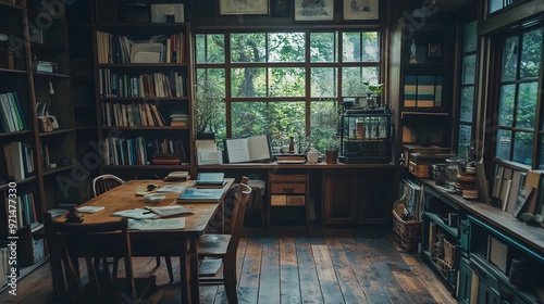 Intricately detailed photo showcasing the interior of a tiny house picture