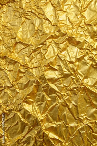 Shiny Foil Texture Background Image Ideal for Enhancing Luxury Designs and Metallic Backgrounds