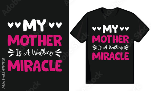 Mother's Day T-Shirt Design Template