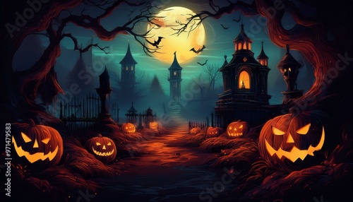 Spooky Halloween Background