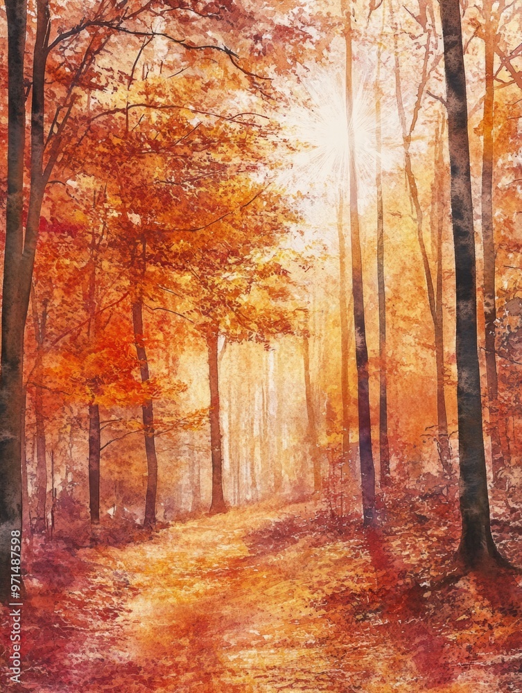 Fototapeta premium Woodland Path