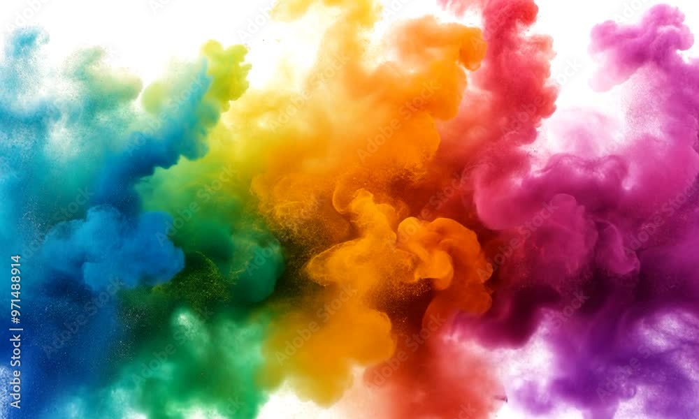 abstract colorful cloud on white background. abstract colorful cloud on white background.