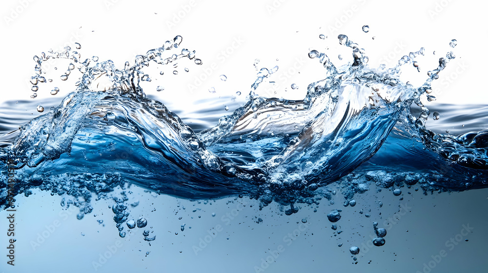 A dynamic splash of water showcasing fluid motion and clarity. A dynamic splash of water showcasing fluid motion and clarity.