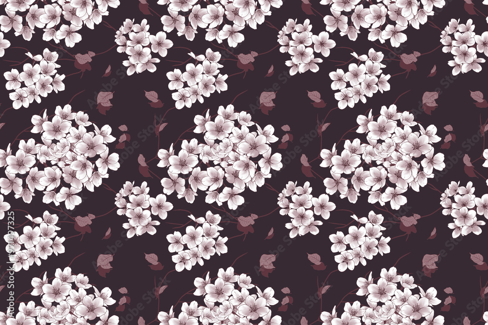 Sakura blossom seamless pattern Sakura blossom seamless pattern