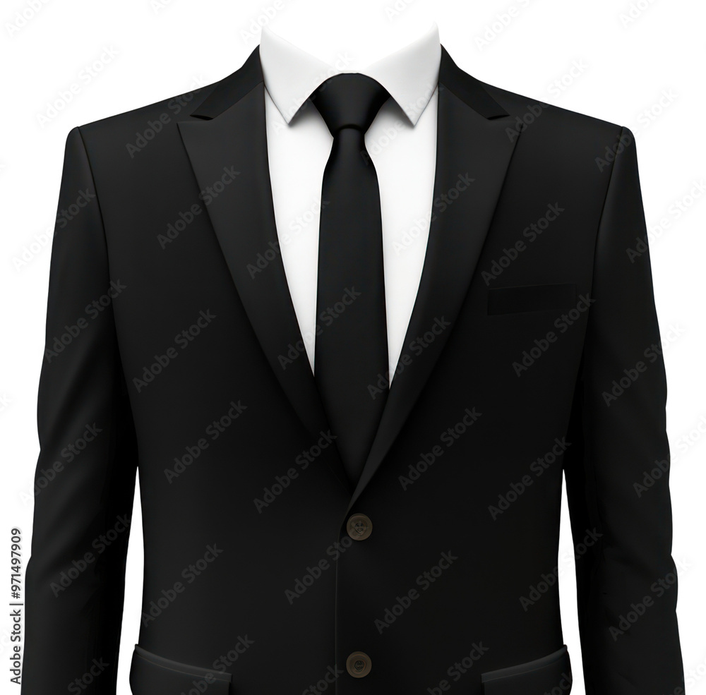 PNG Suit with black tie sophisticated professional accessories. PNG Suit with black tie sophisticated professional accessories.