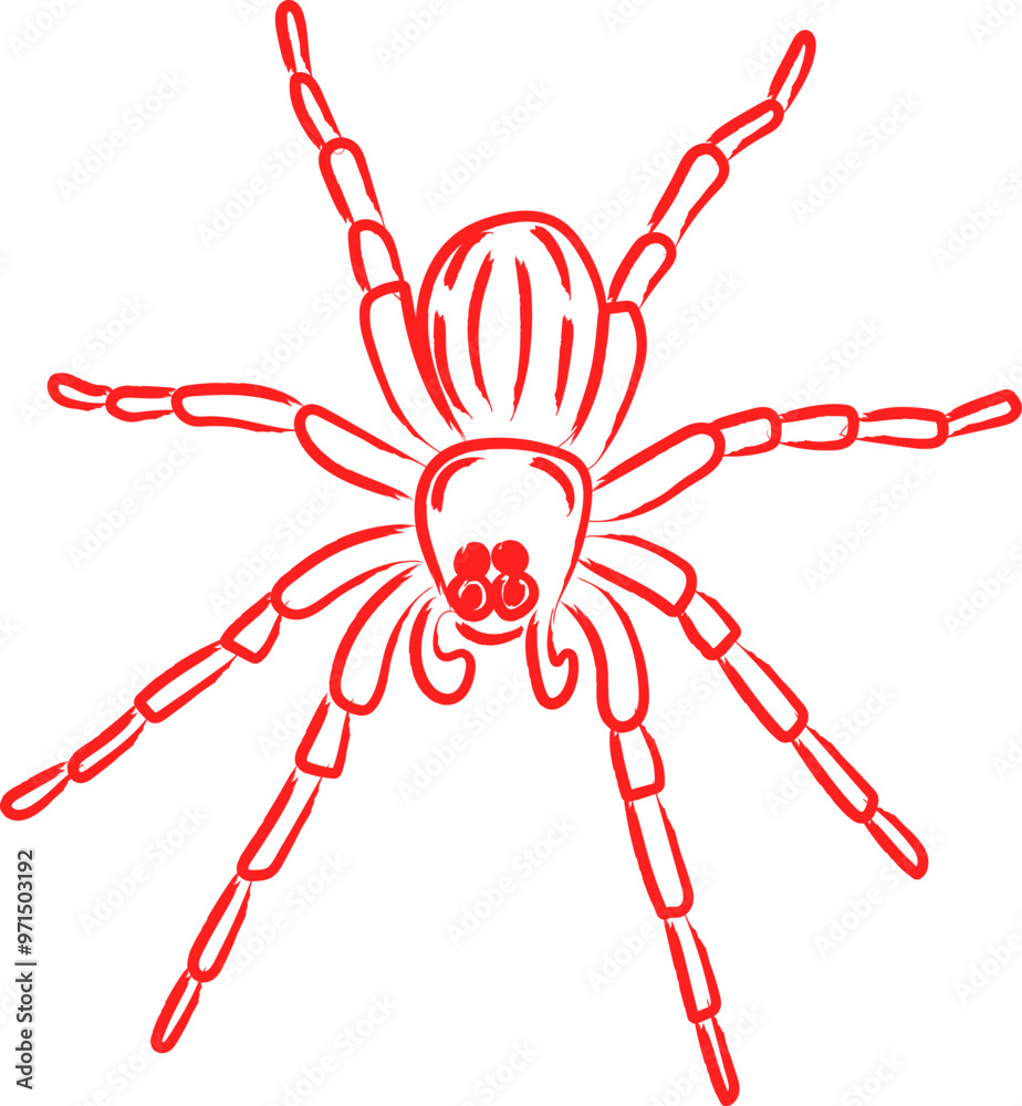 Obraz premium Halloween doodle