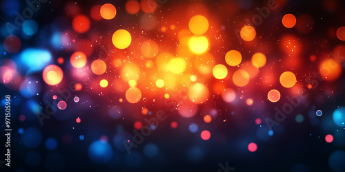 abstract background with bokeh