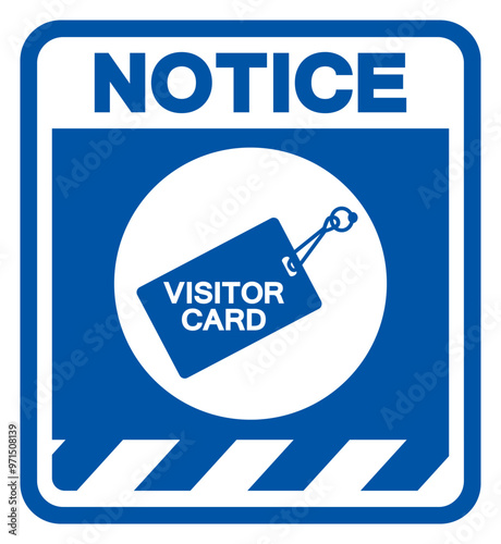 Notice Stop Return Card Symbol Sign, Vector Illustration, Isolate On White Background Label .EPS10