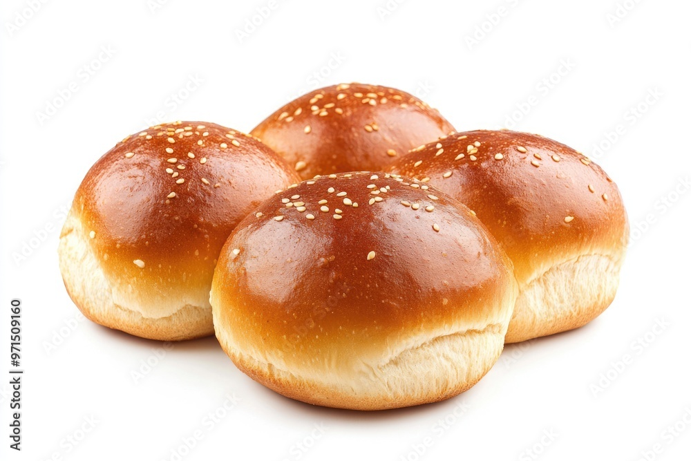 Tasty American Burger with Cheese, Grilled Beef, and Sesame Seed Bun on White Background Tasty American Burger with Cheese, Grilled Beef, and Sesame Seed Bun on White Background