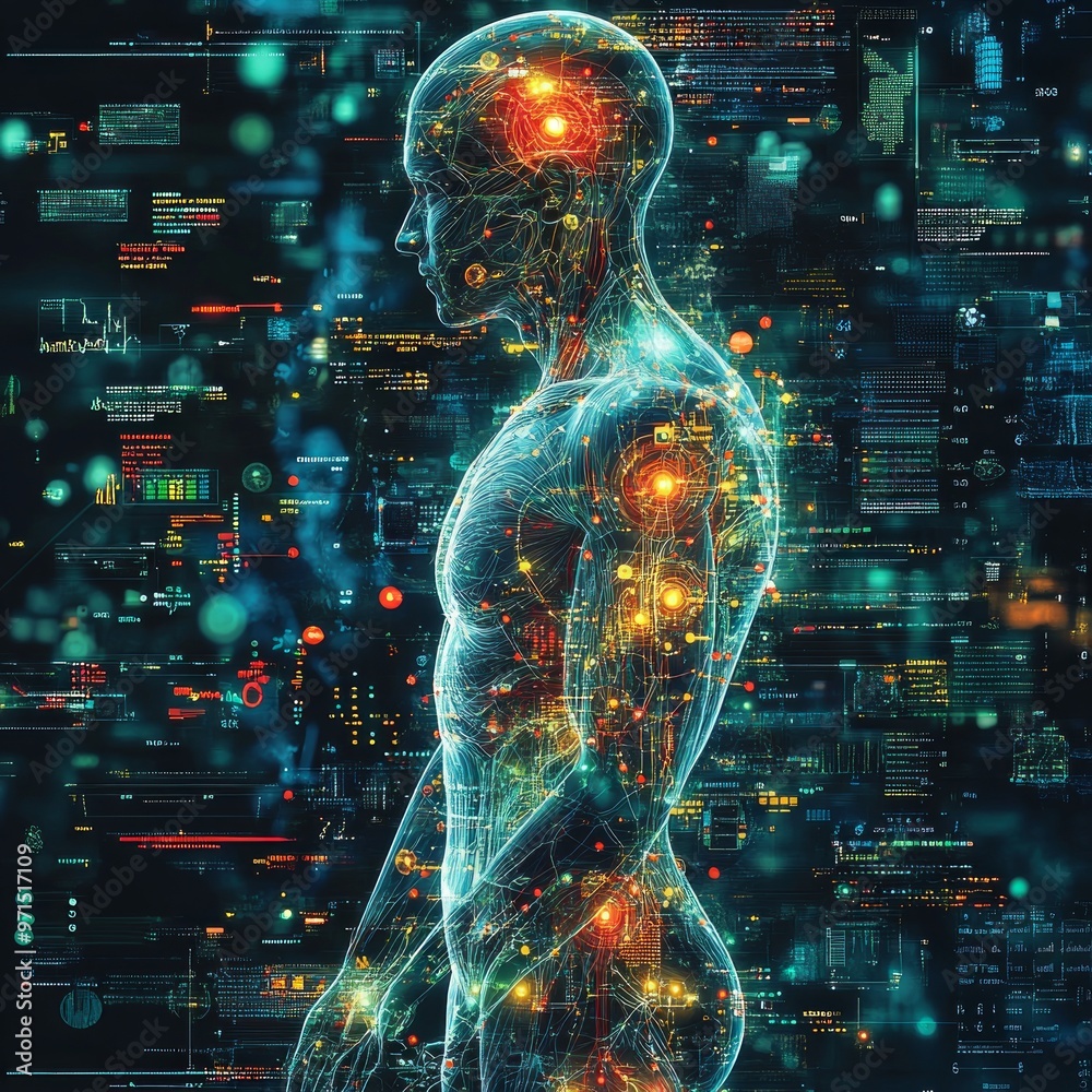 CT scan of head and body Detailed anatomy of body organs, brain, heart ... Biology Diagrams