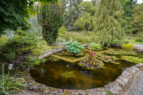 Canvas Print british botanical garden of Bratislava