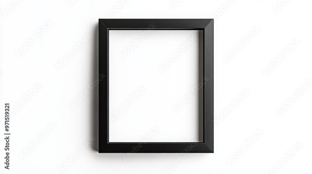Black Frame with White Background, Mockup, Minimalism, Frame, Background Black Frame with White Background, Mockup, Minimalism, Frame, Background