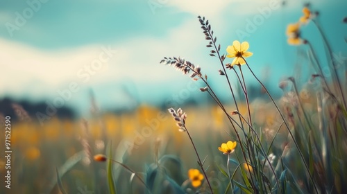 blue sky with clouds