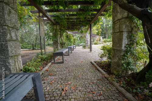 Photography british botanical garden of Bratislava