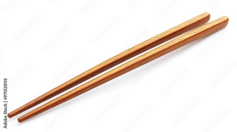Wooden Chopsticks Isolated on White Background, Chopsticks, Asian Cuisine, Food, , , Wooden Chopsticks Isolated on White Background, Chopsticks, Asian Cuisine, Food, , ,