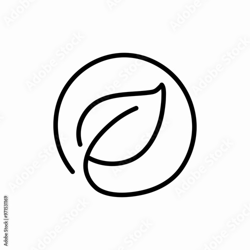 leaf plant sprout icon sign vector