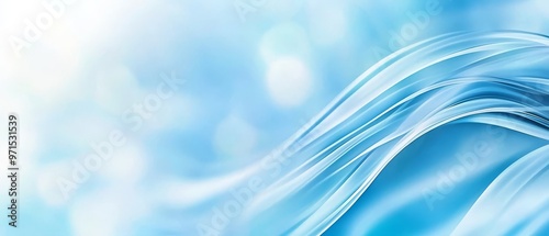  A tight shot of a blue-and-white checkered background, featuring a softly focused wave composed of blue and white hues