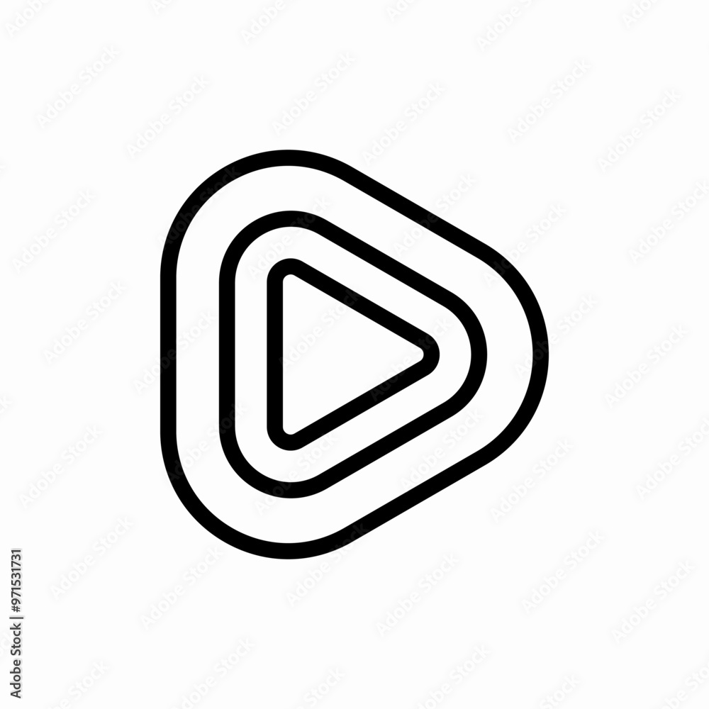 play button video icon vector play button video icon vector