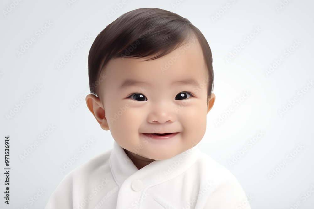 Asian baby on white background. Birth related themes. Childbirth. Asian country. Asian baby. Chinese baby. Japan baby. Image for graphic designer. Image for flyers. Asian baby on white background. Birth related themes. Childbirth. Asian country. Asian baby. Chinese baby. Japan baby. Image for graphic designer. Image for flyers.
