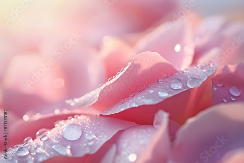 wedding rings on pink flower