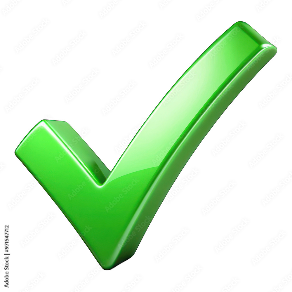 Green check mark symbol floating over dark Green check mark symbol floating over dark