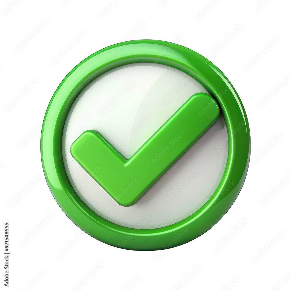 Green check mark symbol floating over dark Green check mark symbol floating over dark